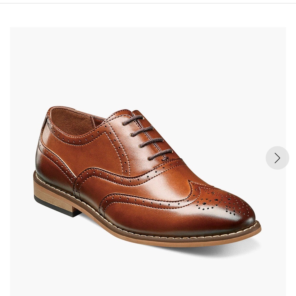 Stacy Adams Brown dress shoes. Kids 11
